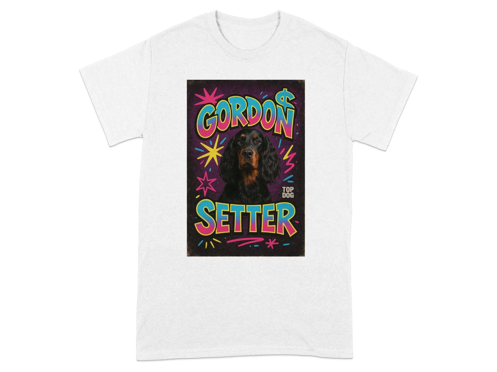 Gordon Setter Top Dog Retro Design T-Shirts T-shirt