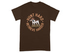 Hunt Hard Retrieve Harder GSP T-Shirts Russet T-shirt