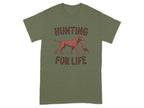 Hunting Partner For Life Vizsla T-Shirts Military Green T-shirt