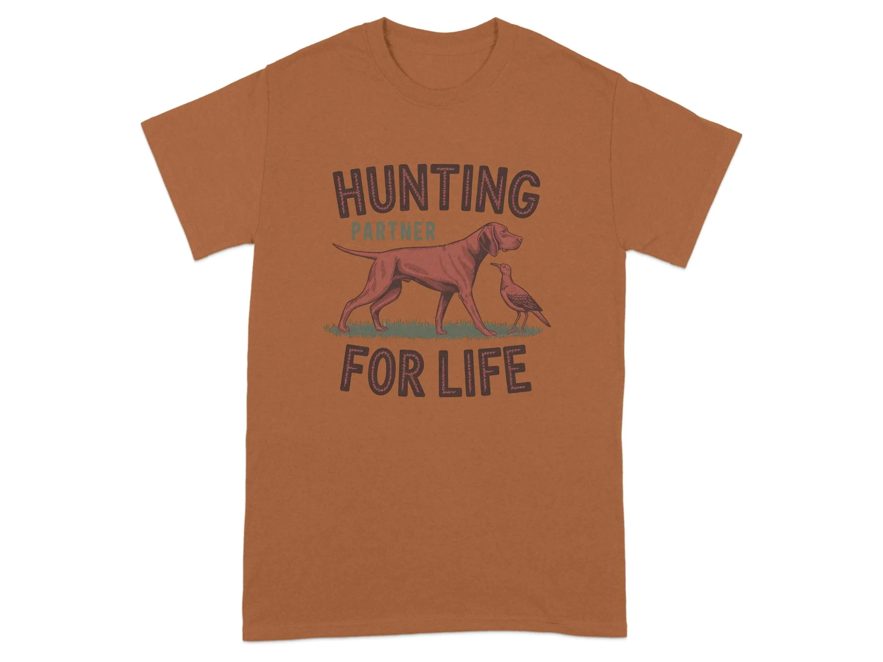 Hunting Partner For Life Vizsla T-Shirts Texas Orange T-shirt