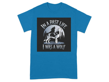 In a Past Life I Was a Wolf Beagle T-Shirts Sapphire T-shirt