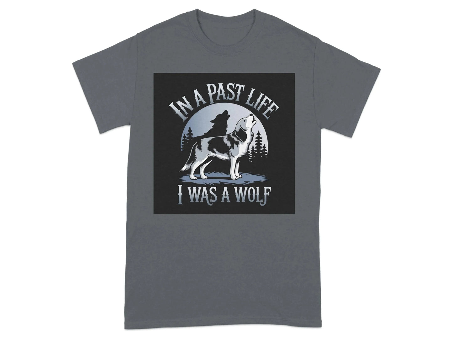 In a Past Life I Was a Wolf Beagle T-Shirts Charcoal T-shirt