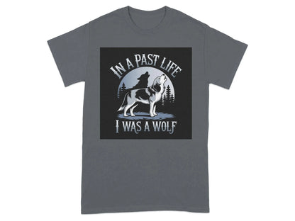 In a Past Life I Was a Wolf Beagle T-Shirts Charcoal T-shirt