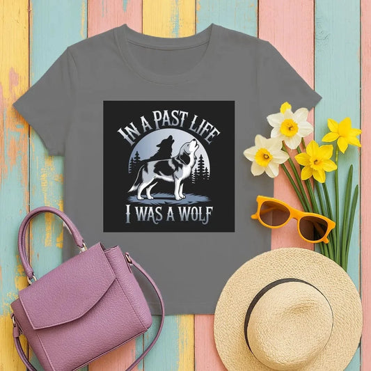 In a Past Life I Was a Wolf Beagle T-Shirts T-shirt