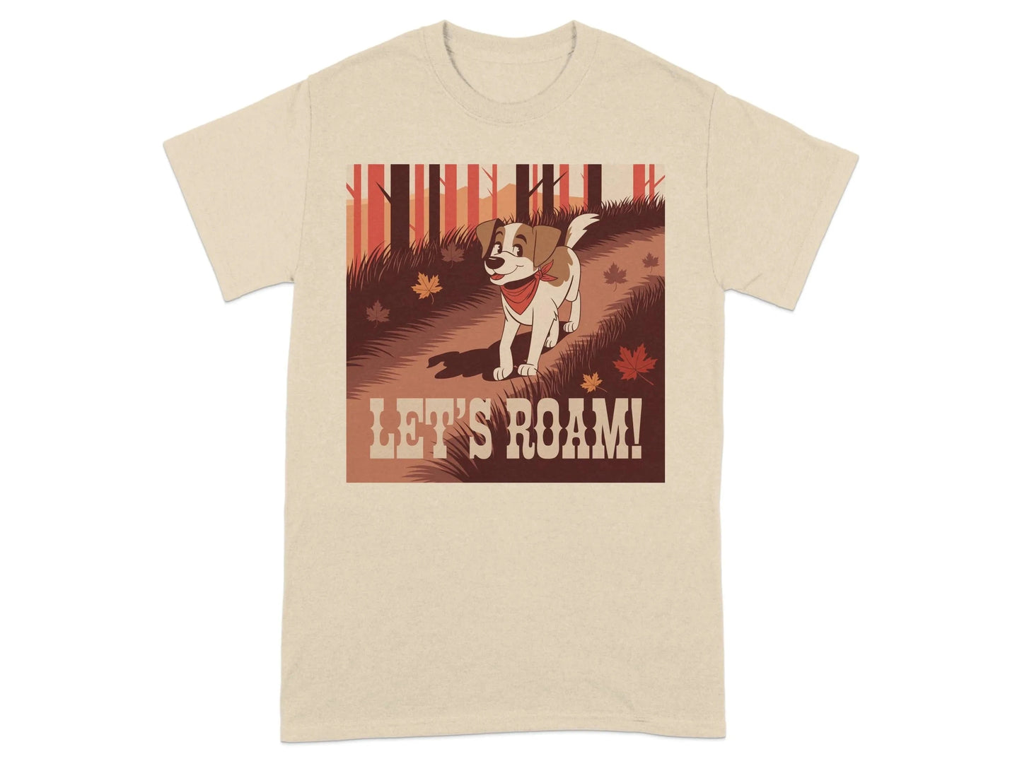 Let's Roam T-Shirts Sand T-shirt