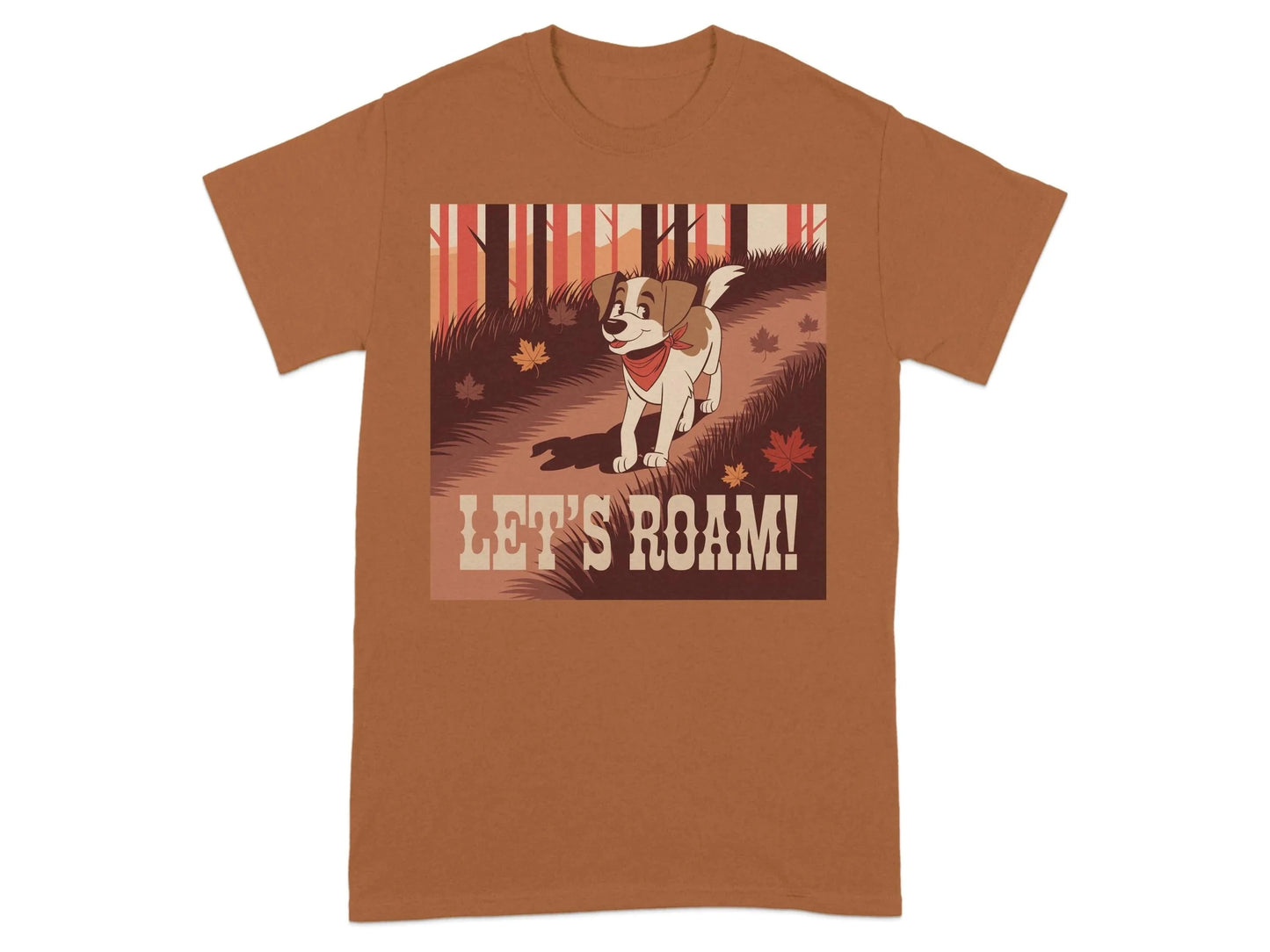 Let's Roam T-Shirts Texas Orange T-shirt
