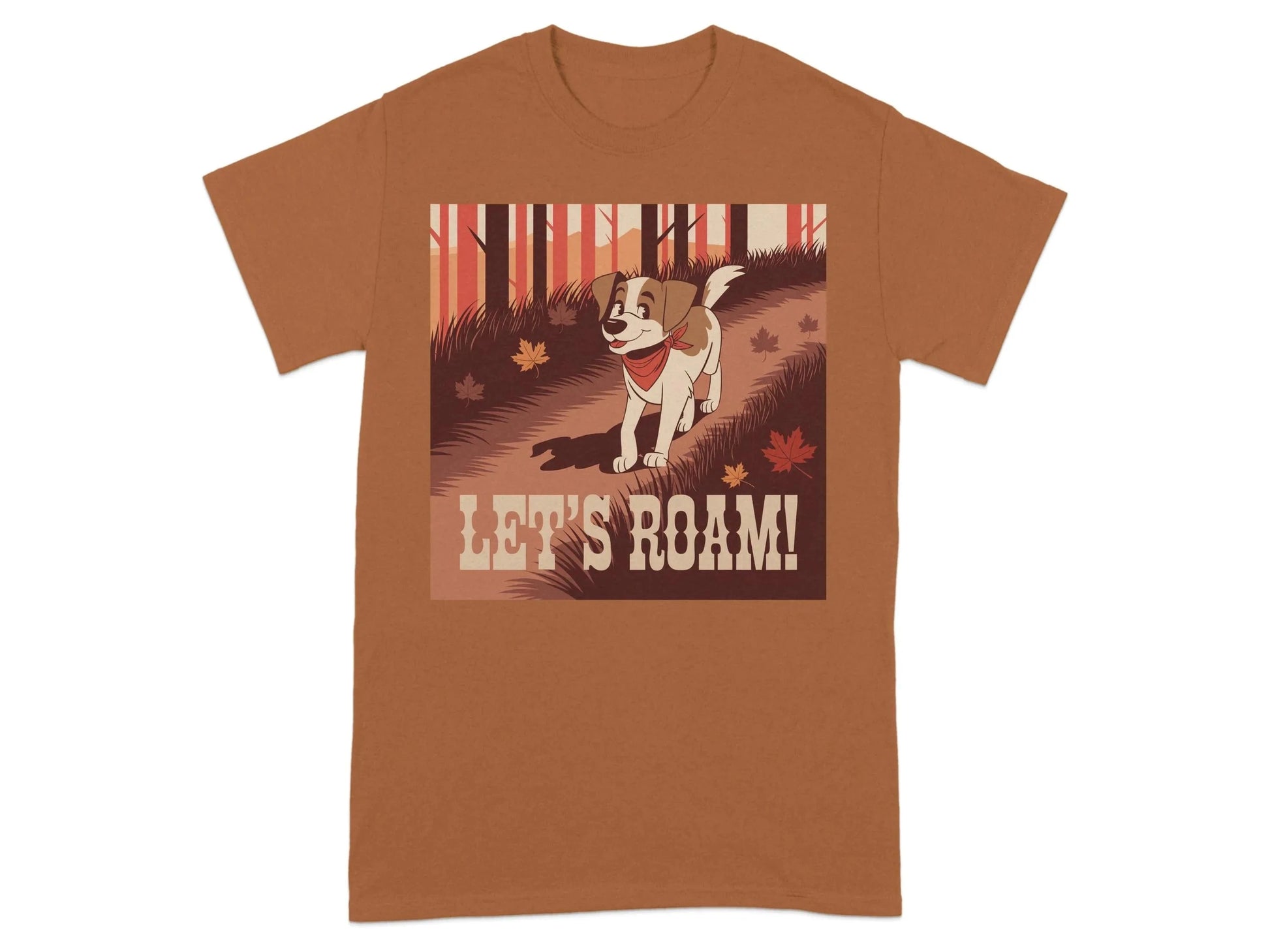 Let's Roam T-Shirts Texas Orange T-shirt