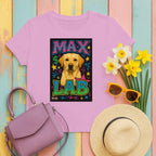 Max Labrador Top Dog T-Shirts Heather Radiant Orchid T-shirt
