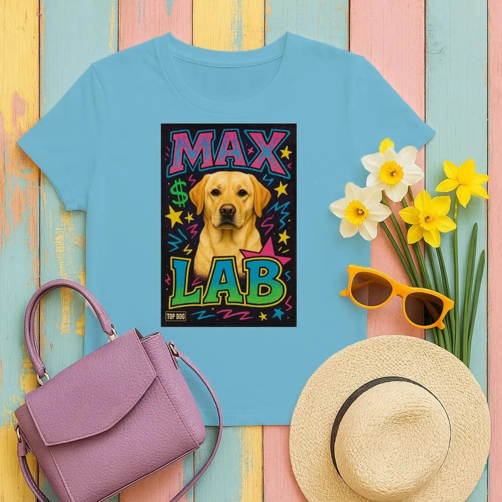 Max Labrador Top Dog T-Shirts Antique Sapphire T-shirt