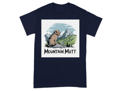 Mountain Mutt Scenic Adventure T-Shirts Navy Blue T-shirt