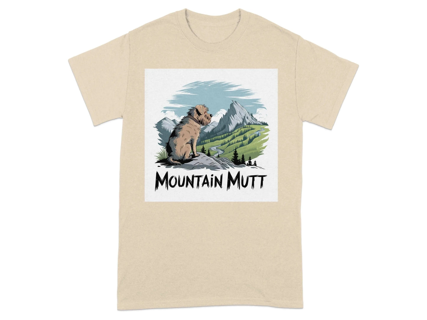 Mountain Mutt Scenic Adventure T-Shirts Sand T-shirt