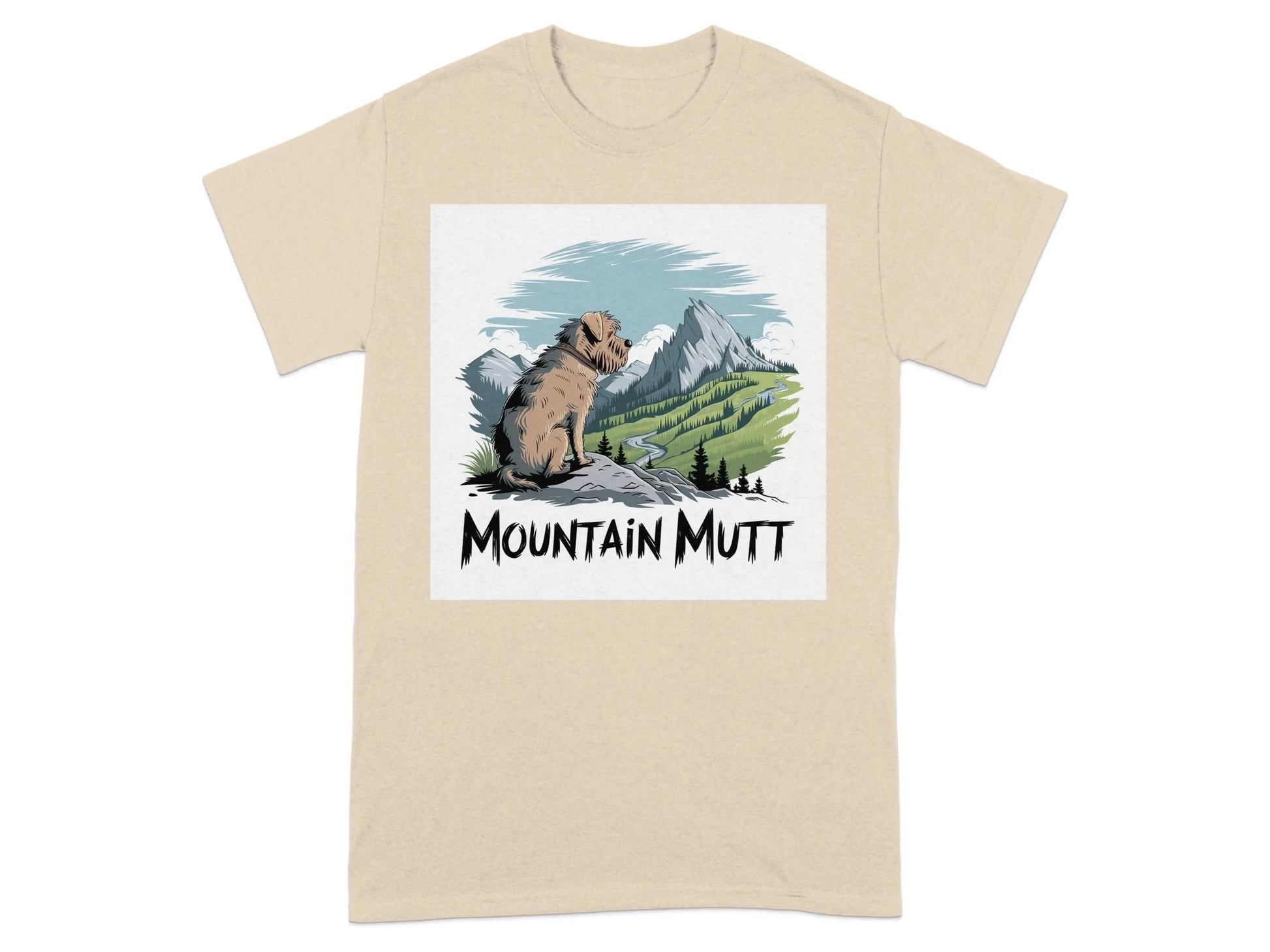 Mountain Mutt Scenic Adventure T-Shirts Sand T-shirt