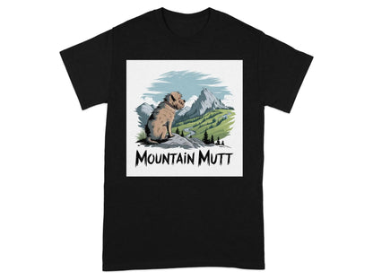 Mountain Mutt Scenic Adventure T-Shirts Black T-shirt