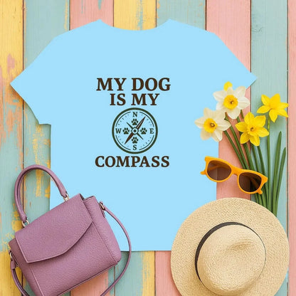 My Dog Is My Compass T-Shirts Sky T-shirt