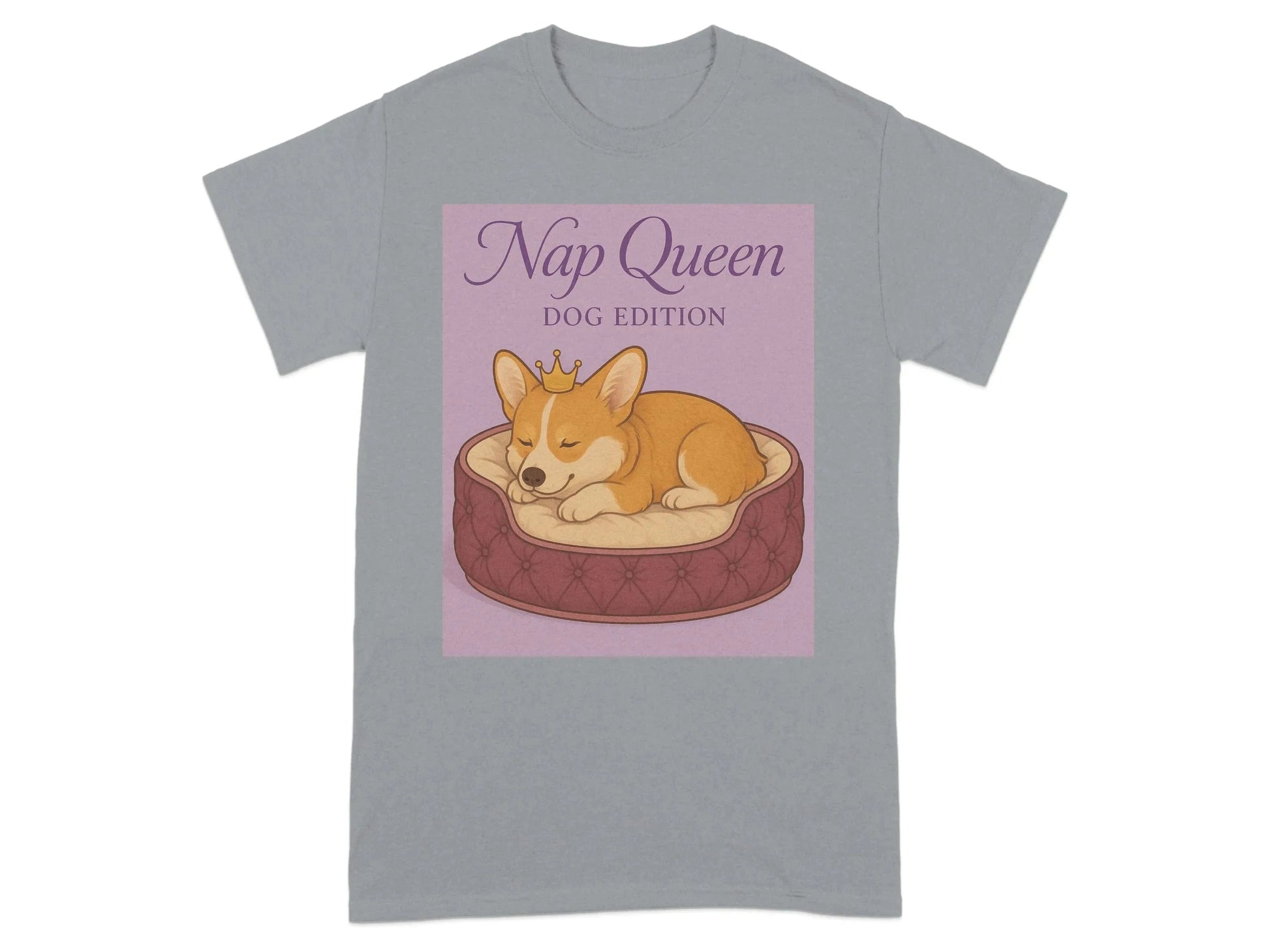 Nap Queen Dog Edition Corgi T-Shirts T-shirt