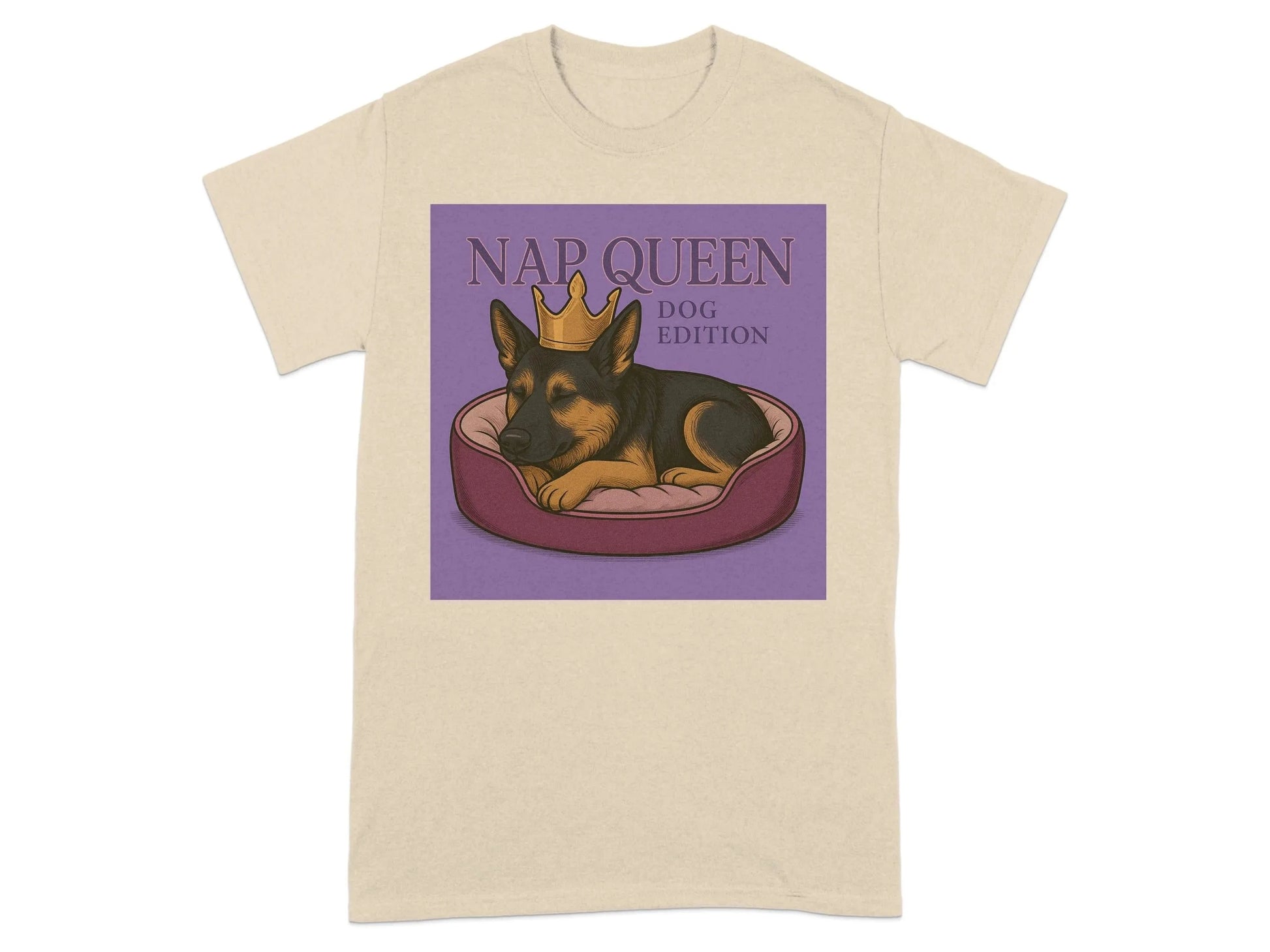 Nap Queen Dog Edition German Shepherd T-Shirts T-shirt