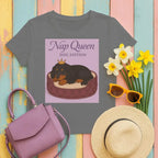 Nap Queen Dog Edition Gordon Setter T-Shirts Black T-shirt