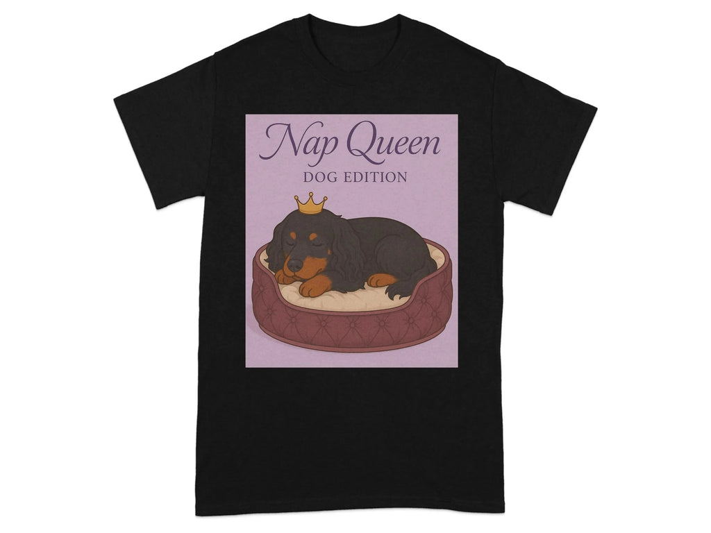 Nap Queen Dog Edition Gordon Setter T-Shirts T-shirt