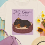 Nap Queen Dog Edition Gordon Setter T-Shirts Sand T-shirt