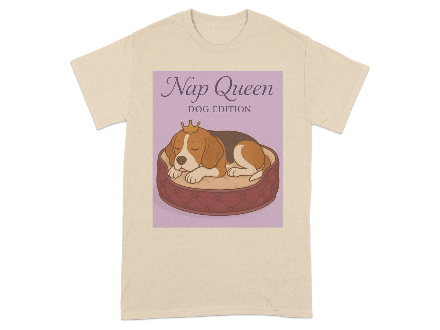 Nap Queen Dog Edition Sleeping Beagle Pet Lover T-Shirts T-shirt