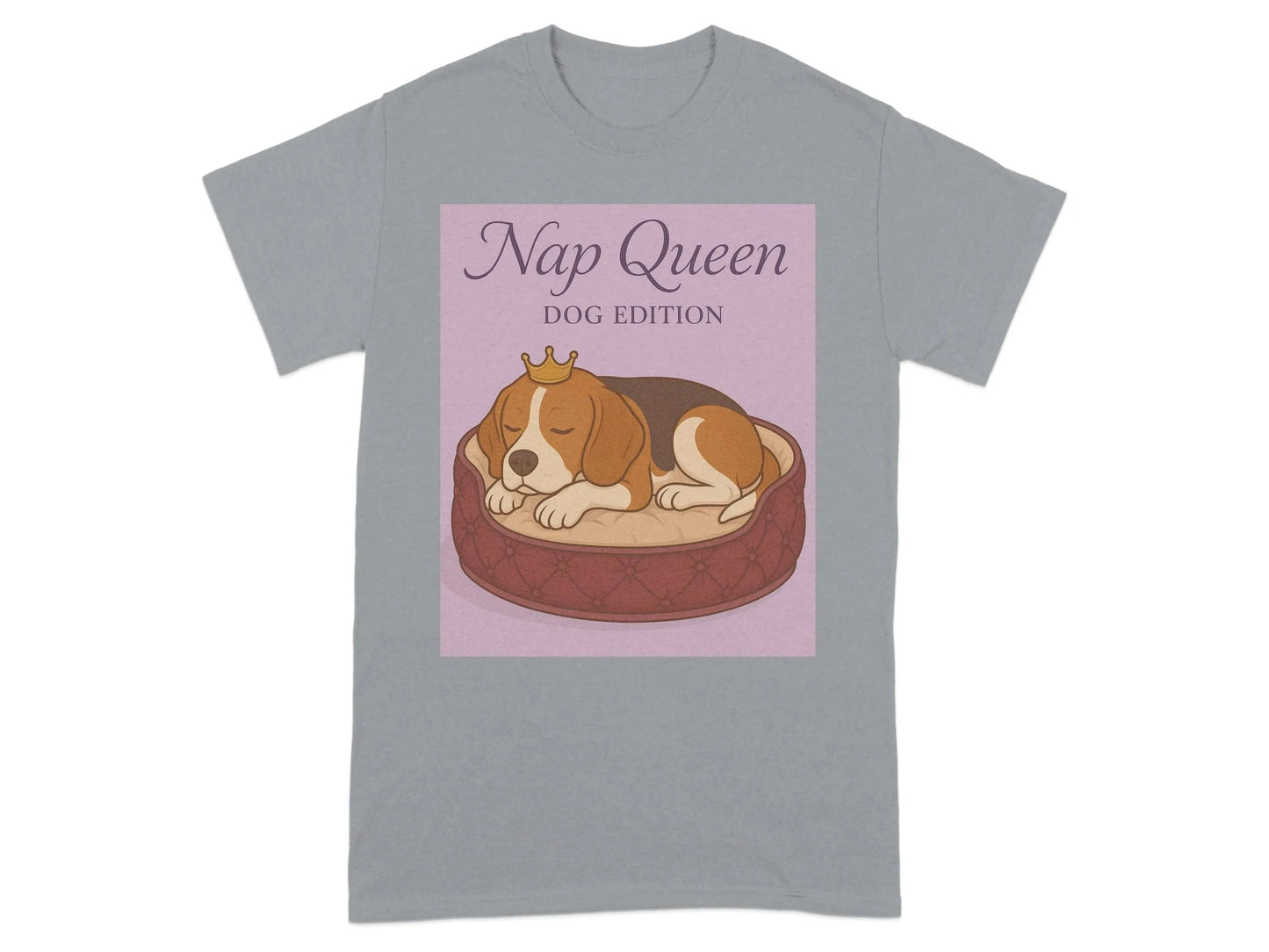 Nap Queen Dog Edition Sleeping Beagle Pet Lover T-Shirts T-shirt