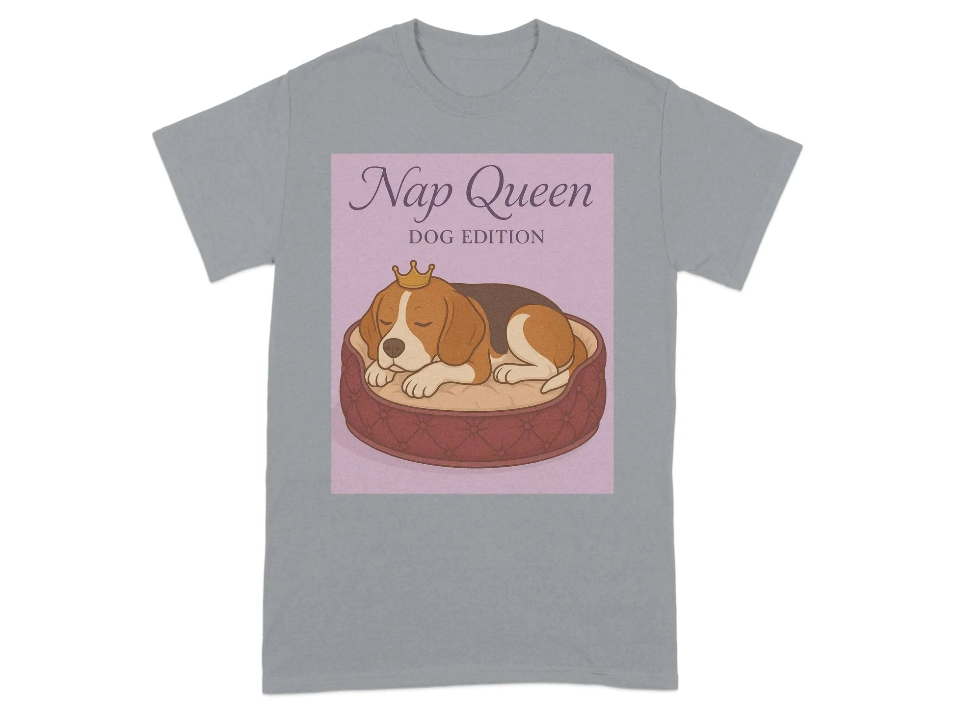 Nap Queen Dog Edition Sleeping Beagle Pet Lover T-Shirts T-shirt