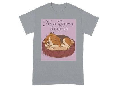 Nap Queen Dog Edition Sleeping Beagle Pet Lover T-Shirts T-shirt