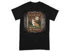 National Park Wild At Heart Dog Lovers Vintage T-Shirts Black T-shirt