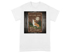 National Park Wild At Heart Dog Lovers Vintage T-Shirts White T-shirt