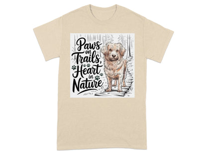 Nature Inspired Dog Lover T-Shirts Sand T-shirt