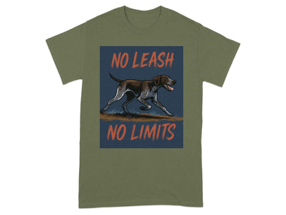 No Leash No Limits German Shorthaired Pointer T-Shirts