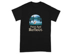 Paws and Reflect Beagle T-Shirts Black T-shirt