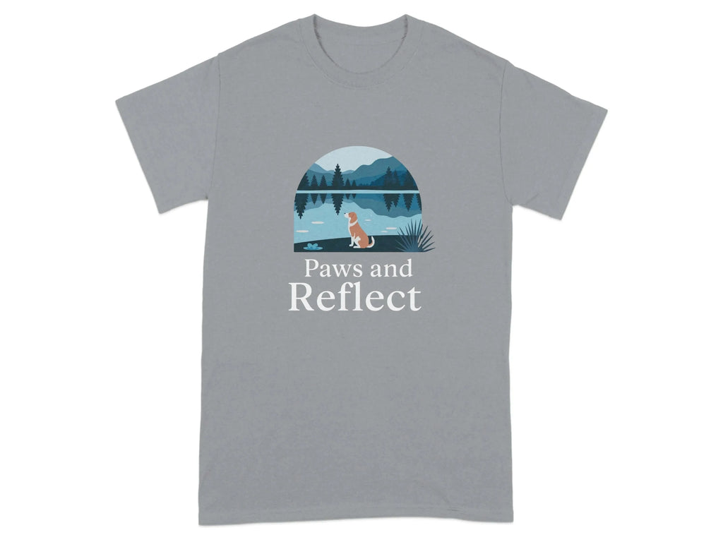 Paws and Reflect Bloodhound T-Shirts Gravel T-shirt