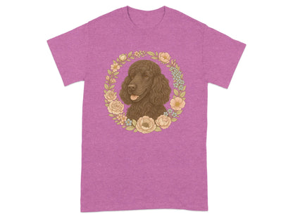 Poodle In A Floral Wreath T-Shirts T-shirt