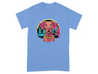 Retro Neon Vizsla T-Shirts Carolina Blue T-shirt