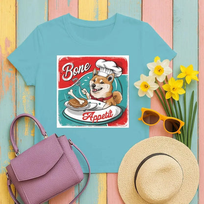 Shiba Inu Bone Appetit T-Shirts T-shirt