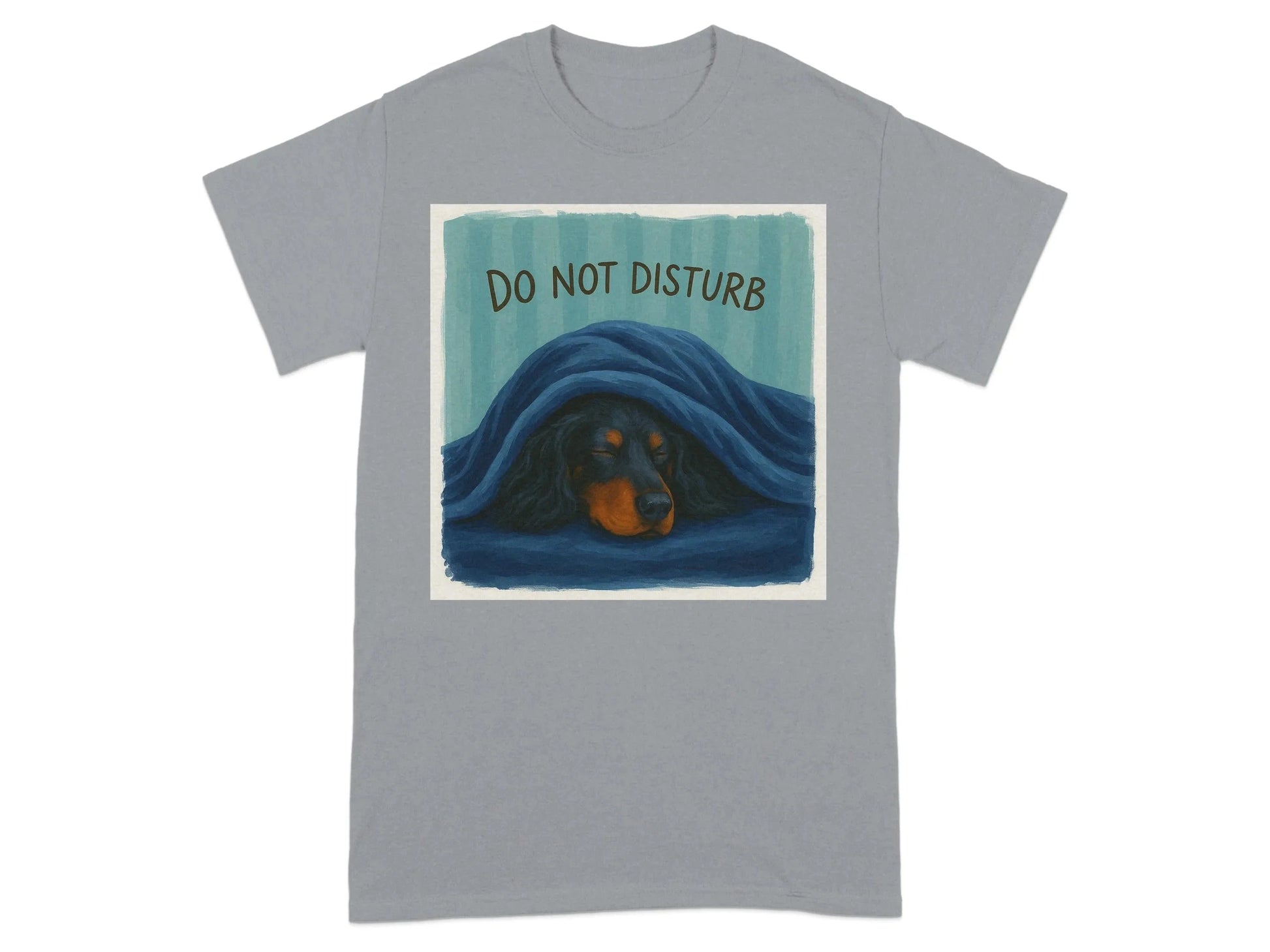 Sleeping Gordon Setter under Blanket T-Shirts T-shirt