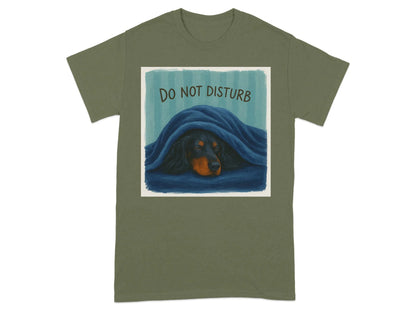 Sleeping Gordon Setter under Blanket T-Shirts T-shirt
