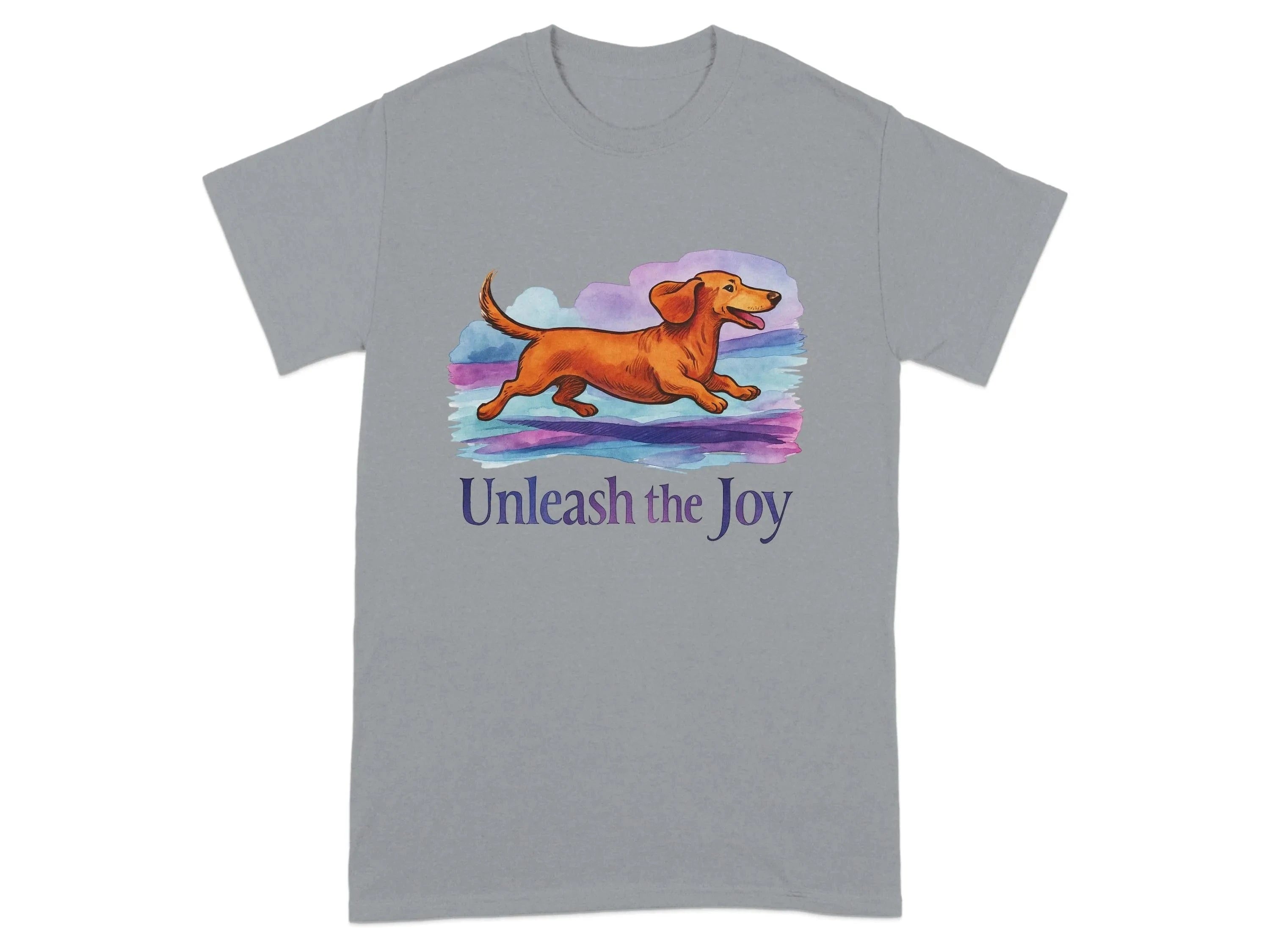 Unleash The Joy Dog Dachshund T-Shirts T-shirt