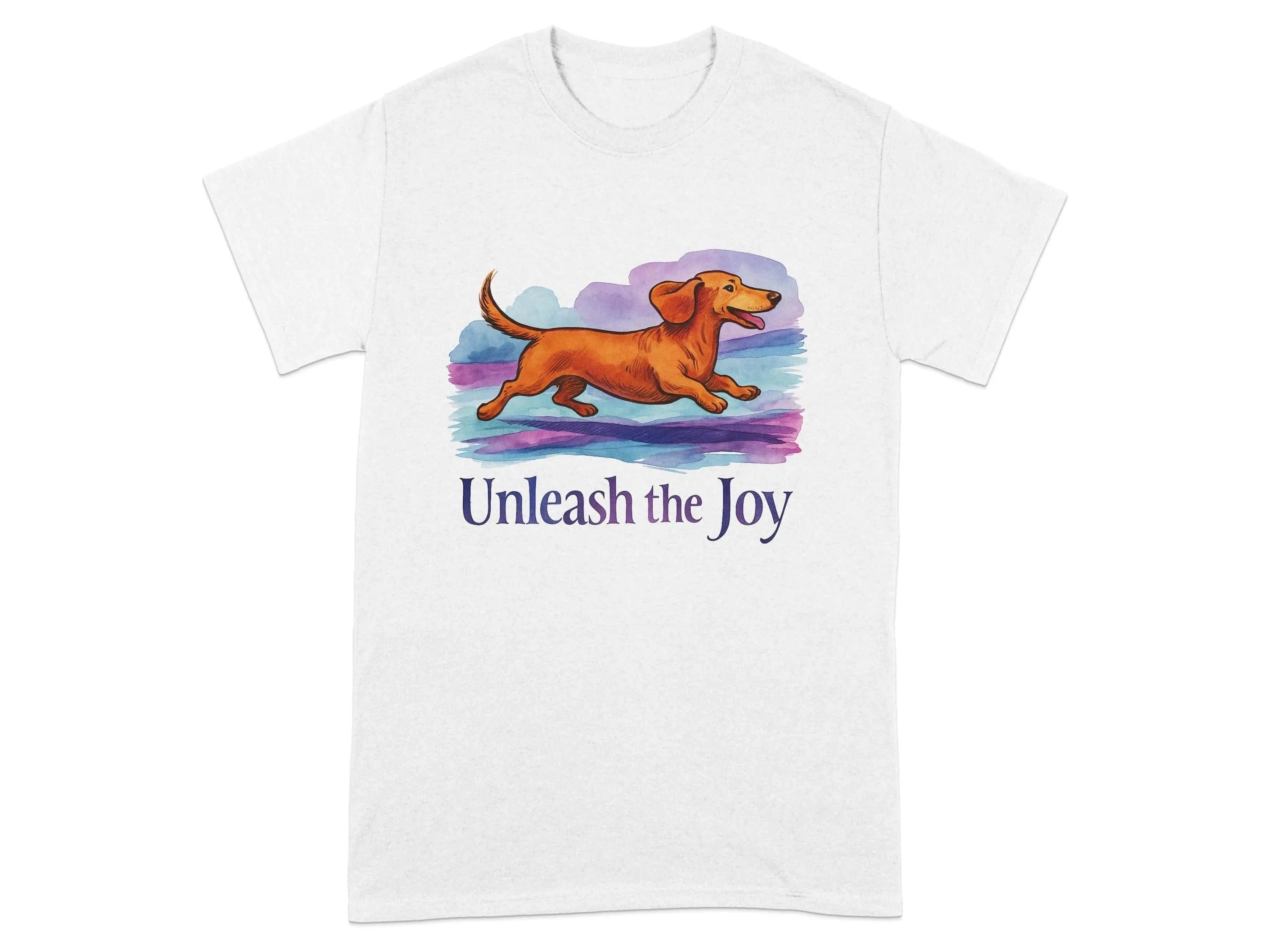 Unleash The Joy Dog Dachshund T-Shirts T-shirt
