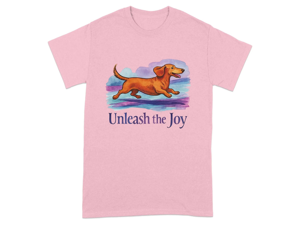 Unleash The Joy Dog Dachshund T-Shirts T-shirt