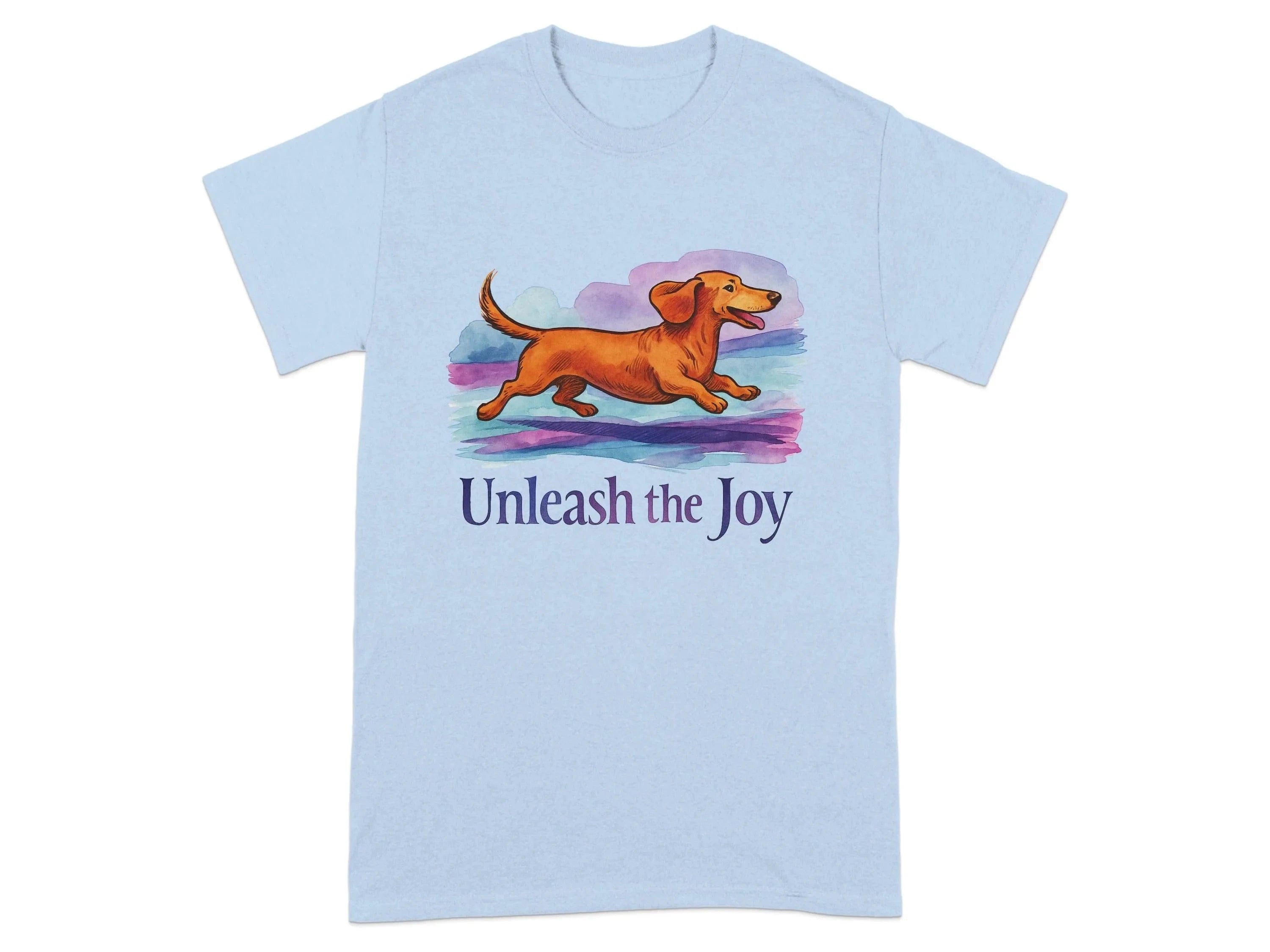 Unleash The Joy Dog Dachshund T-Shirts T-shirt