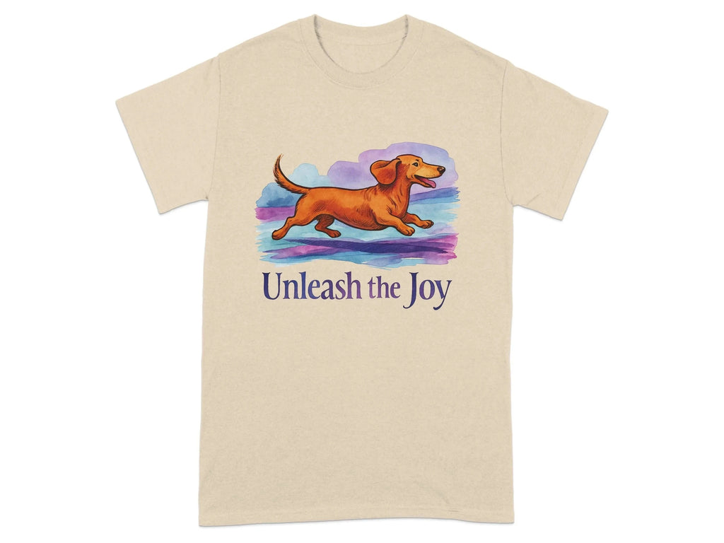 Unleash The Joy Dog Dachshund T-Shirts T-shirt