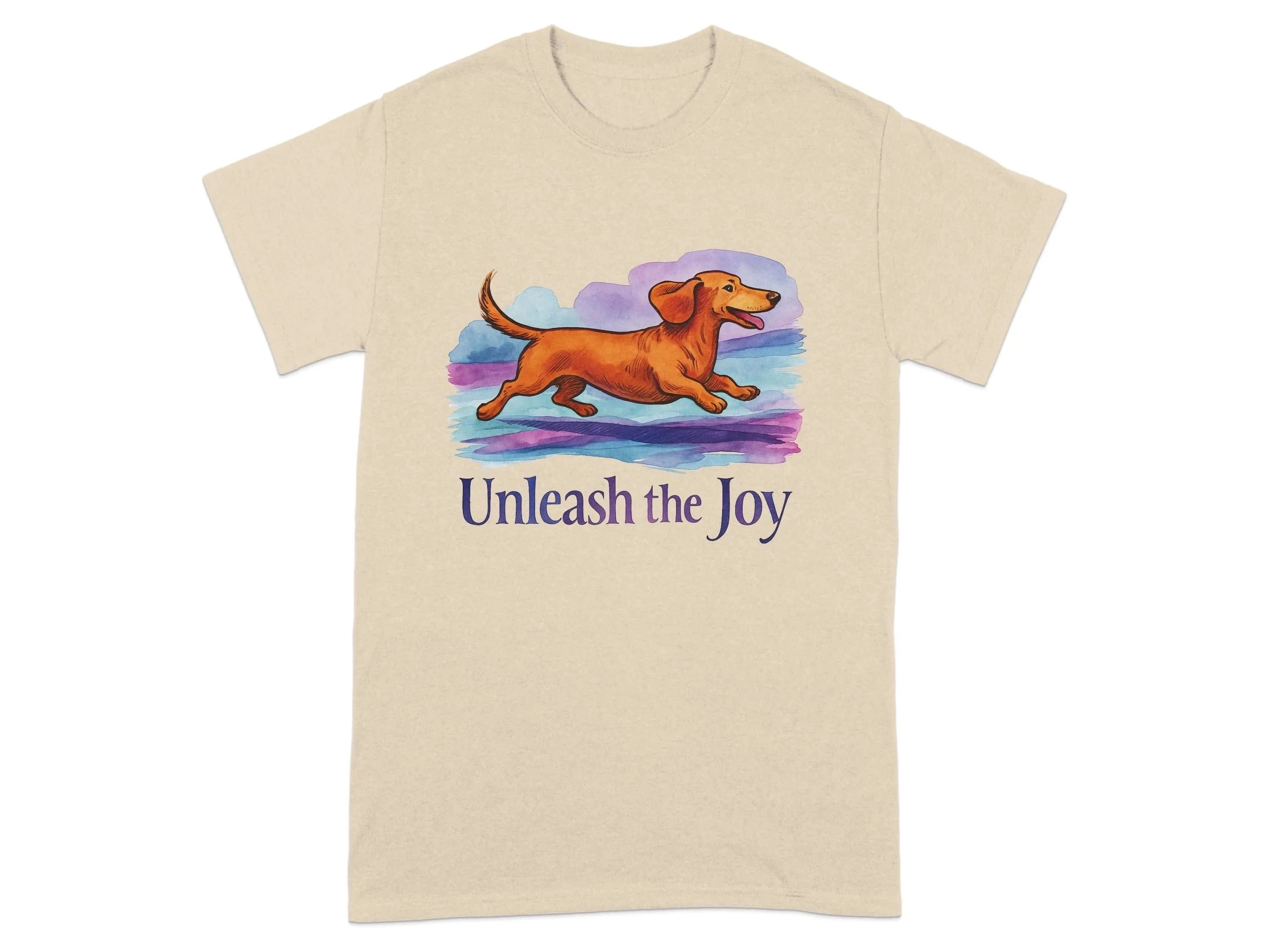 Unleash The Joy Dog Dachshund T-Shirts T-shirt