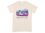 Unleash the Joy Boston Terrier Cute and Colorful Dog T-Shirts Natural T-shirt