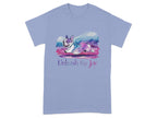 Unleash the Joy Boston Terrier Cute and Colorful Dog T-Shirts Violet T-shirt