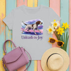 Unleash the Joy German Shorthaired Pointer T-Shirts Gravel T-shirt