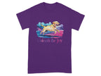 Unleash the Joy Vibrant Lab T-Shirts Purple T-shirt