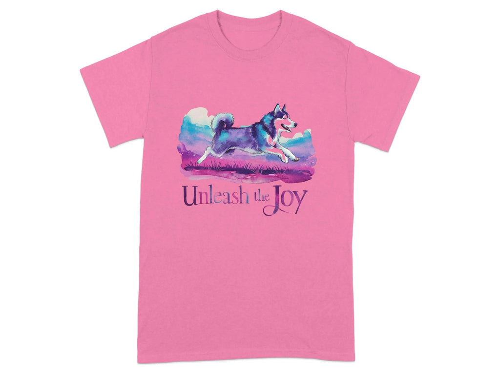 Unleash the Joy with Lively Husky T-Shirts Azalea T-shirt