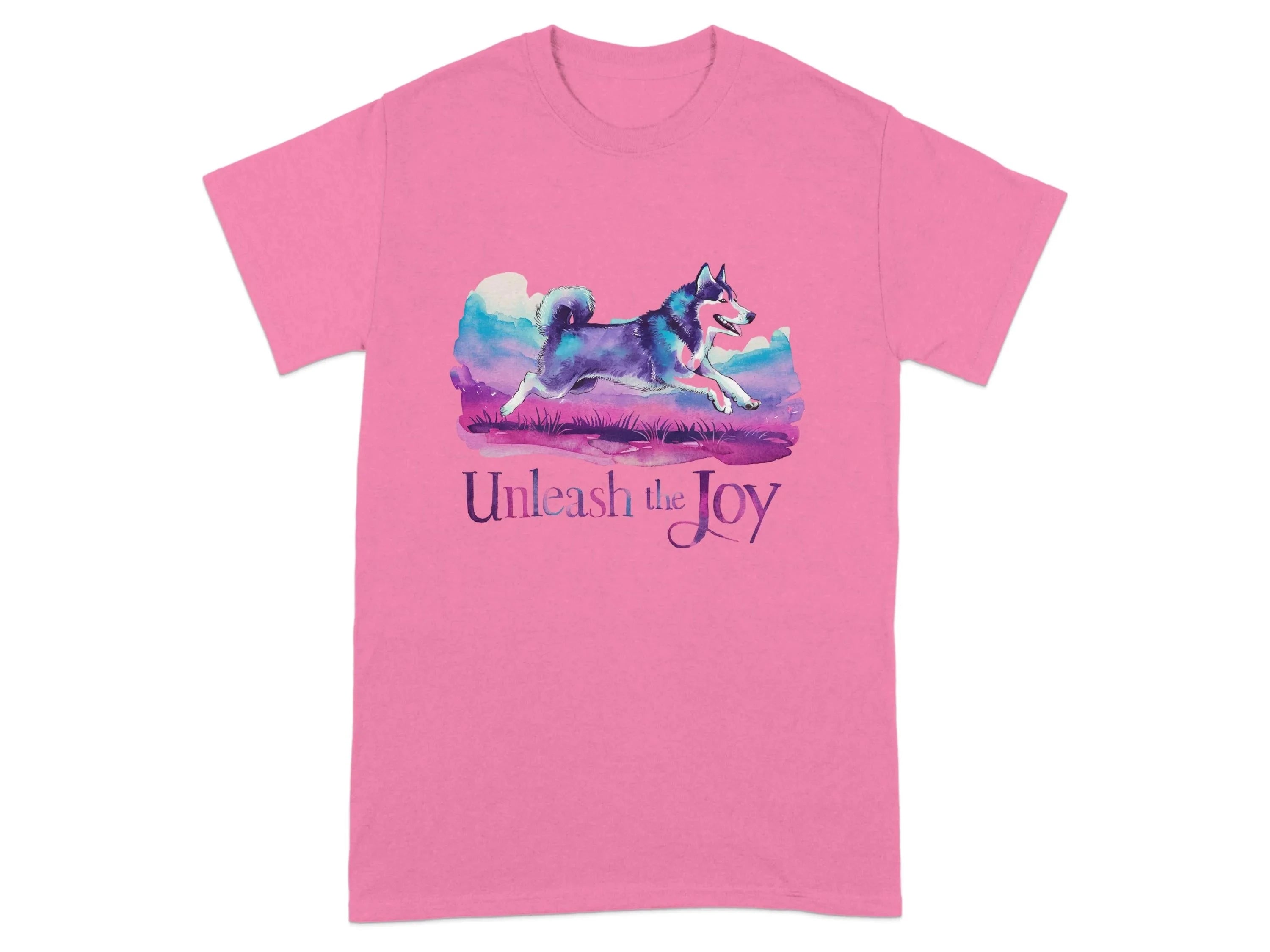 Unleash the Joy with Lively Husky T-Shirts Azalea T-shirt